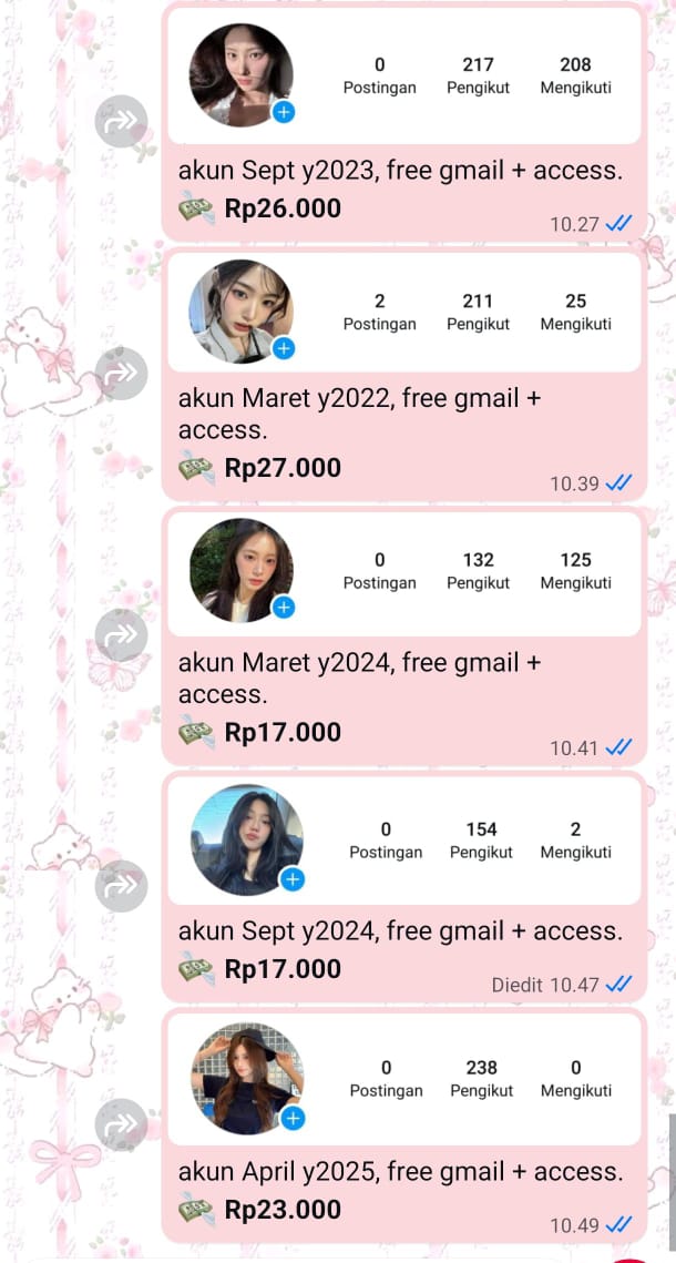 beyyie‘s | jual akun tiktok. tweet media