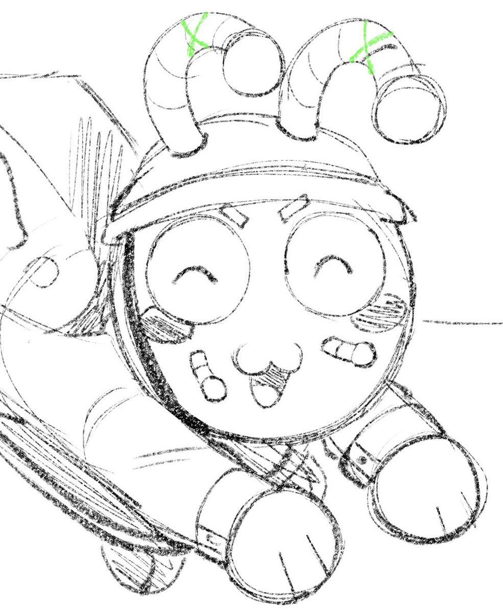 LILBunnyToon's tweet image. Quick sketch of Bobby :) 

#piggyroblox