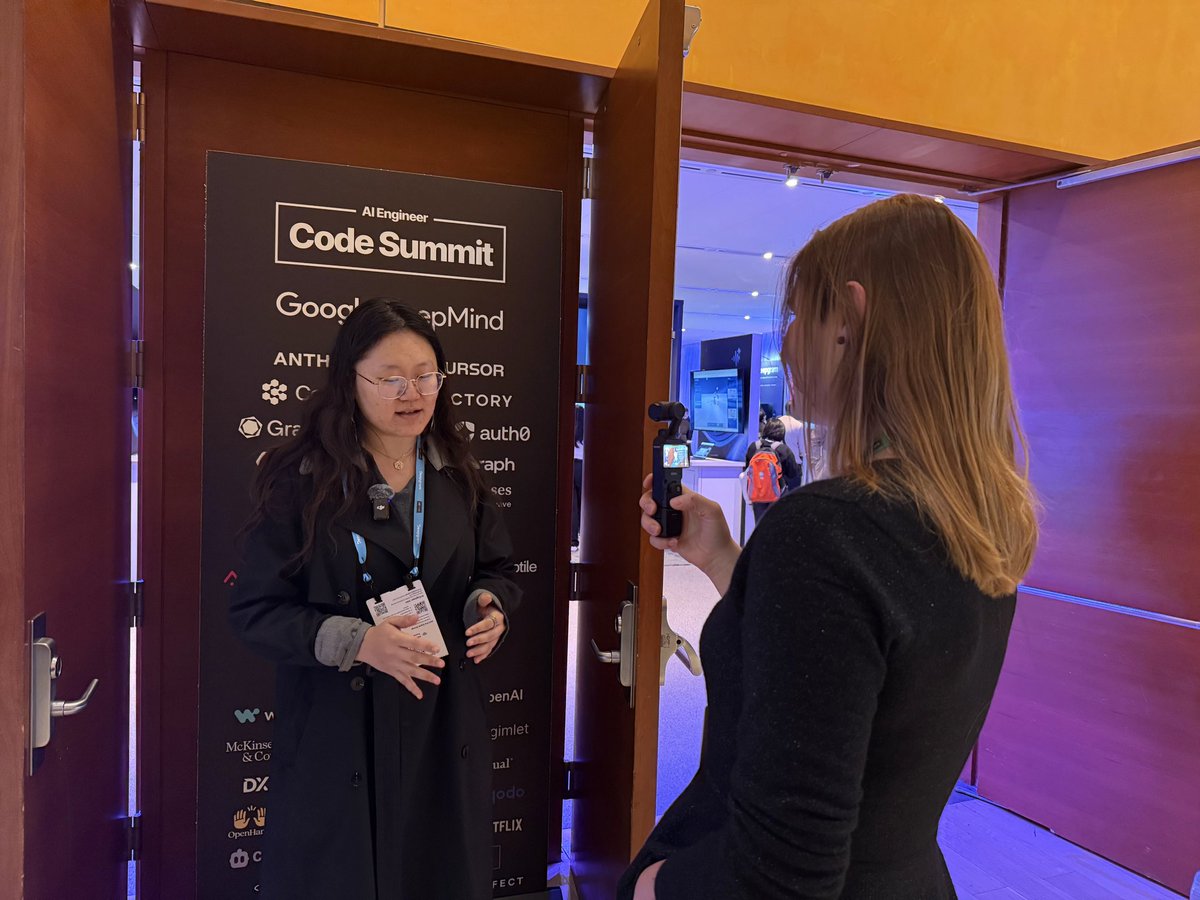 olive_jy_song's tweet image. Huge thanks to @swyx for inviting us to the @aiDotEngineer Summit — my first time attending, and what an incredible experience. Representing @MiniMax__AI at AIE/LEAD was an honor, and it meant a lot to see so many people resonated with our research and mission in the M-series.…