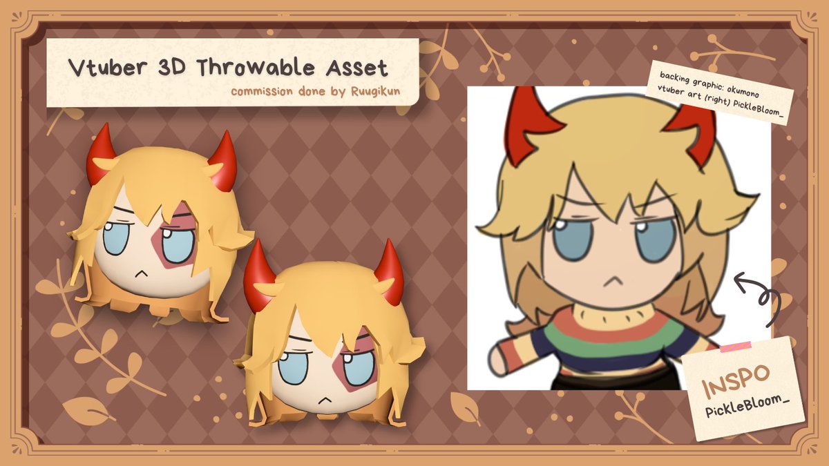 #VGenComm  for PickleBloom 
Thank you so much for commissioning me 💙
vgen.co/mataharigoreng…