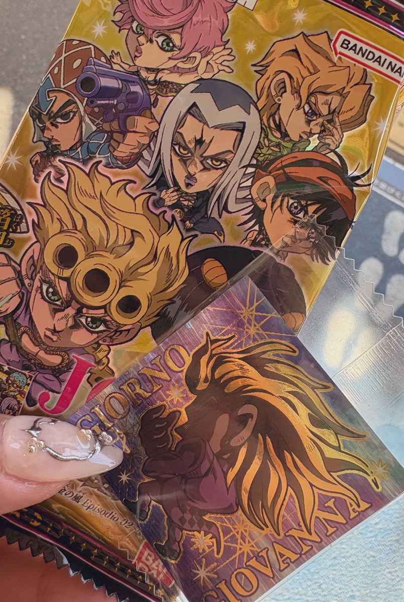 Ryon_chimu's tweet image. 運試しに1つ買ったらシークレットでて爆笑している
ジョジョを見ろって言われているのかも