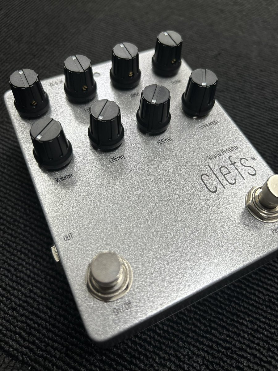 ベース clefs 4band Preamp ベース clefs 4band Preamp ベース clefs 4band Preamp clefs 4band Preamp