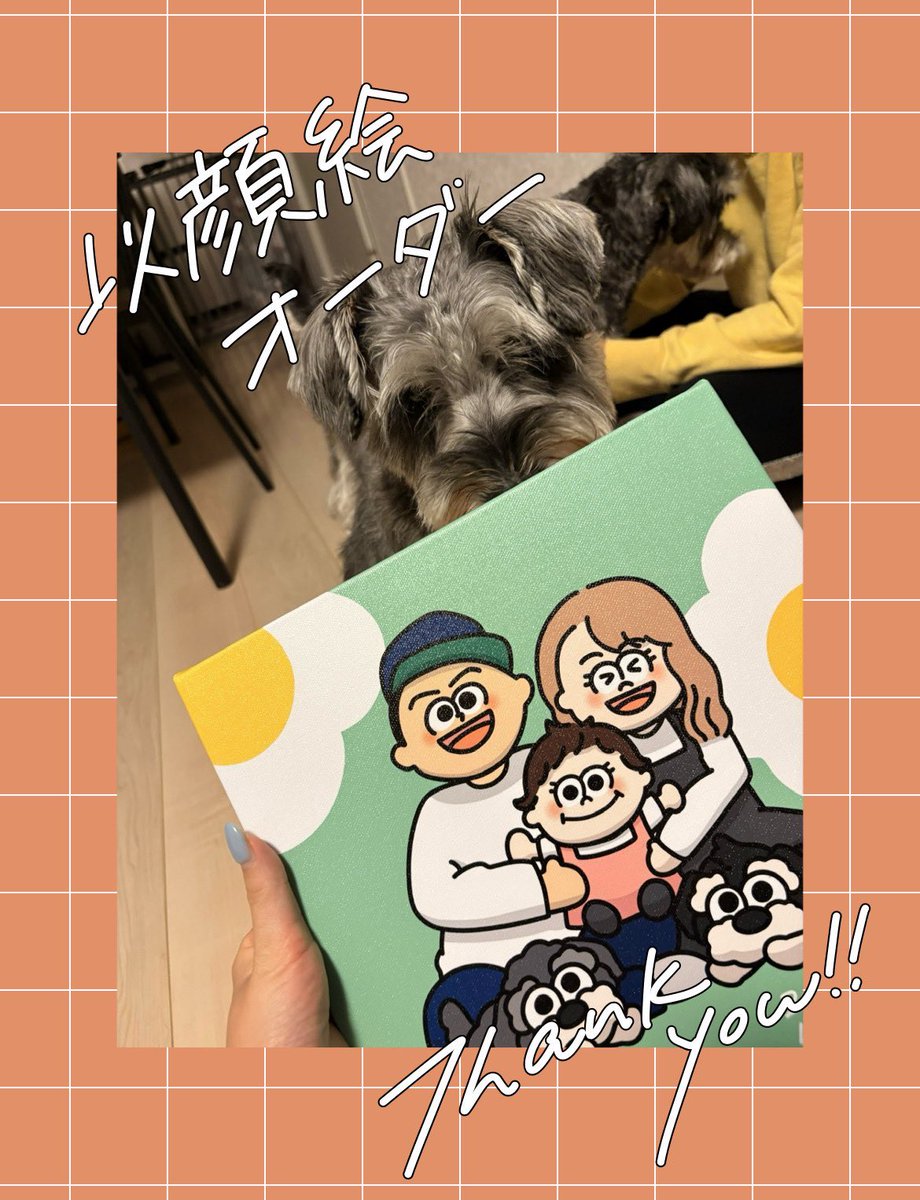 ＊ あ様 似顔絵オーダー ご購入専用ページ ＊ Sサイズ似顔絵オーダー | ankoのにがおえ工房