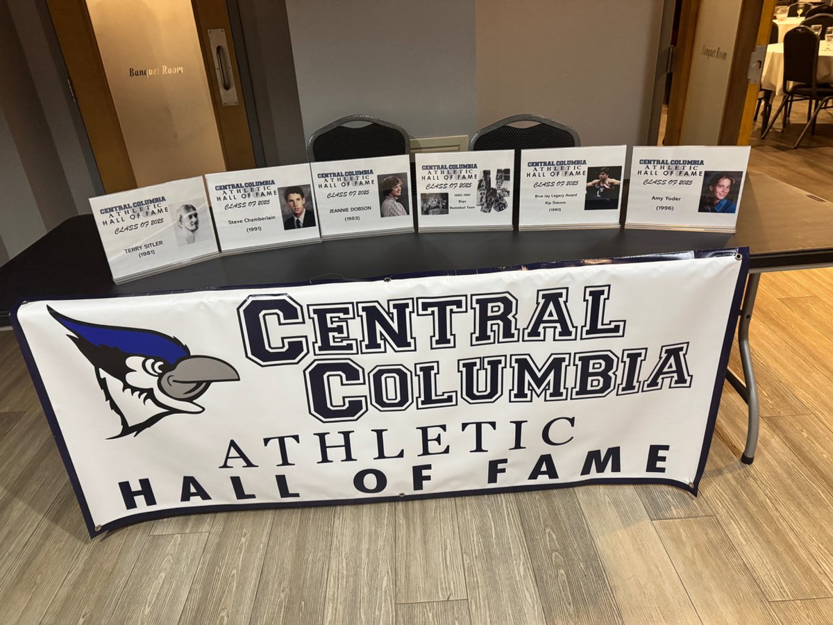 ccbluejaysports's tweet photo. Couple more pictures from tonight's Hall of Fame induction.  What a great night to talk about the accomplishments of these individuals.  Hopefully next year we can have more people stop by the social afterwards. https://t.co/O8RBMYIQUZ