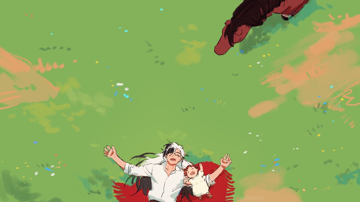 karekareo's tweet image. my credits paintings for Dawn Again! ❤️ Thank you for all the love for our MV! ☀️

#HoYoFair 
#HonkaiStarRail #ChimerricPark