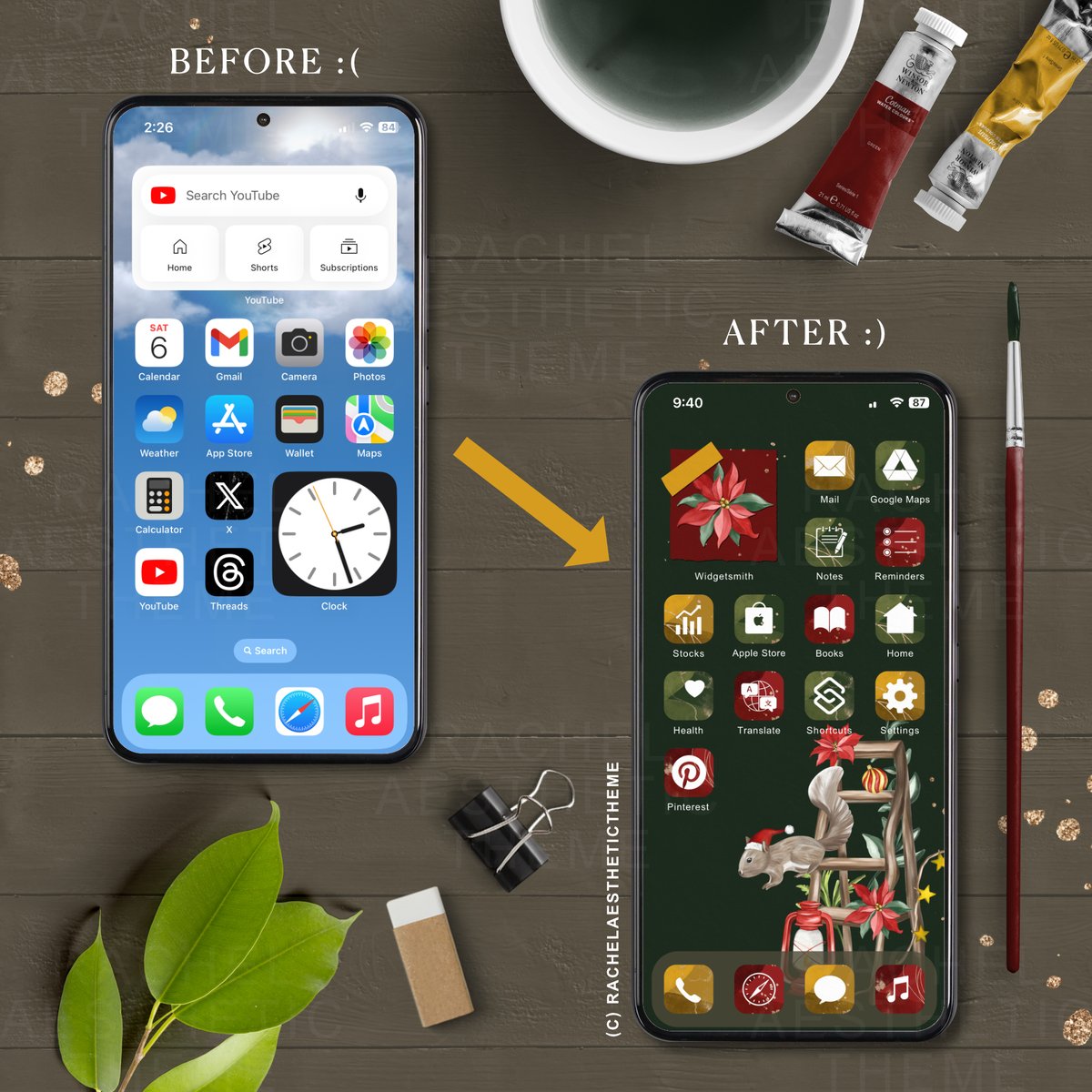 rachel_aestheme's tweet photo. 🎅Hohoho ~ I'm ready for Christmas 🎄💫
#christmas #Christmaswallpaper #phone #illustration #phonelockscreen #iOS https://t.co/psEgnGDn0C