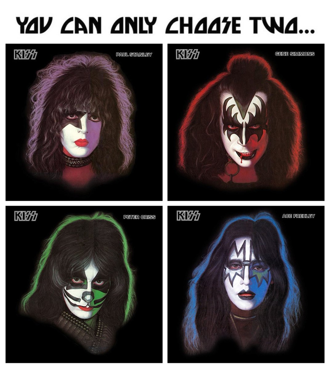 KISSopolis's tweet photo. You Can Only Choose Two...🤔

1⃣ ?
2⃣ ? https://t.co/JSqiAO3Ckp