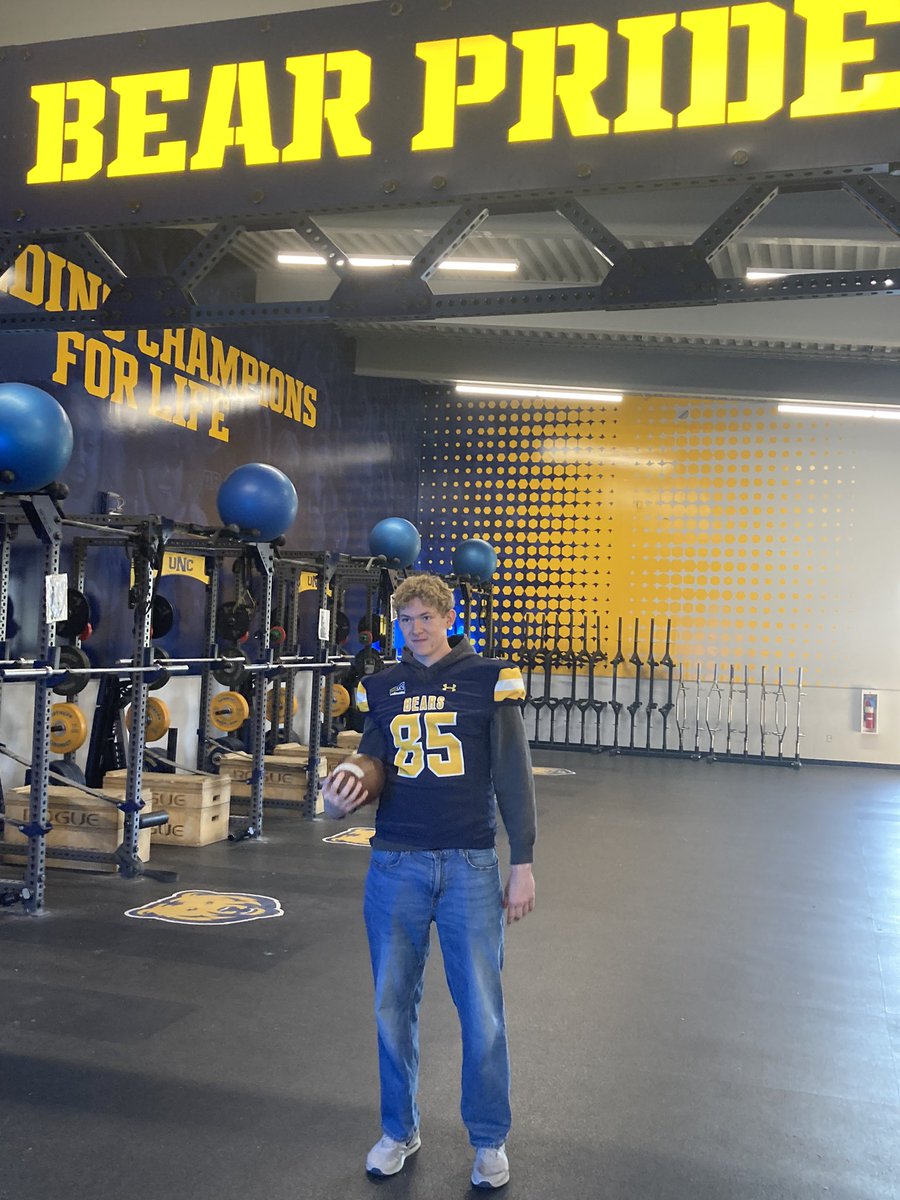 Had a great time at <a href="/UNC_BearsFB/">Northern Colorado Football</a> today. Big thanks to <a href="/Patterson_spenc/">Spencer Patterson</a> for the invitation and the whole staff for their hospitality!