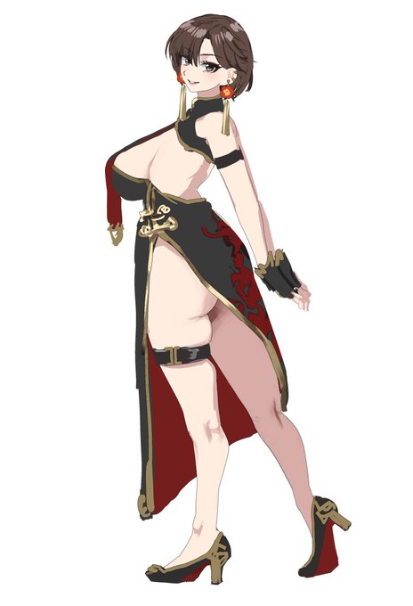 チャイナぐっちゃんラフ。ボツかも 