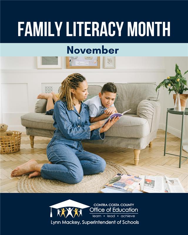 CoCoSchools's tweet image. 📚 November is Family Literacy Month! Make reading a nightly habit for lasting memories! ✨ Get books at your local Contra Costa County Library ccclib.org! #FamilyLiteracyMonth #ReadTogether #ContraCostaReads