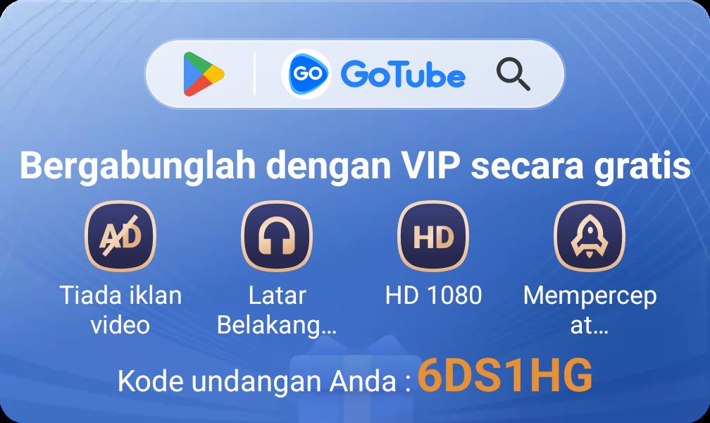 inovaline's tweet photo. Mau dengerin lagu tanpa iklan?
Atau nonton film tanpa jeda iklan?
Dan yang pasti bisa nyanyi karaoke tanpa harus kepotong iklan.
Udah .. download aja GoTube. Unlock semua fitur premium dengan memasukkan kode undangan saya:6DS1HG
https://t.co/PDkwZCrzWv https://t.co/CvICwUlmc3