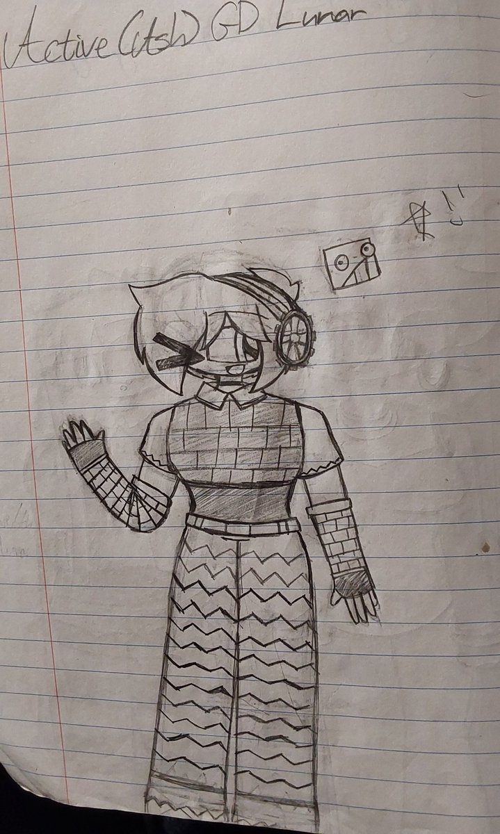 Vintageawawa's tweet image. Active (Ash) I drew a month-ish ago with full hesitation to post this-  and an chopped old one from Dec last year idek which outfit suits him- #GeometryDashLunar #GeometryDash