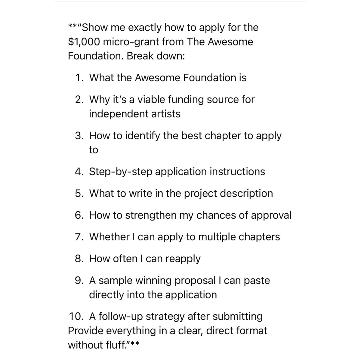 Artists are stressing over studio costs while a $1,000 grant is literally sitting on the internet unclaimed.
Type INDIEAMPGPT and go get it.