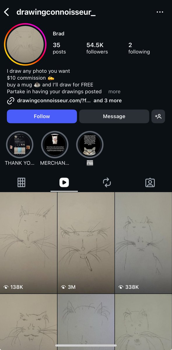 skylarromines's tweet photo. Found this guy on IG with over 50k followers selling pictures of cats that look like this.

What’s your excuse for not doing something? https://t.co/sefW9mnC5t