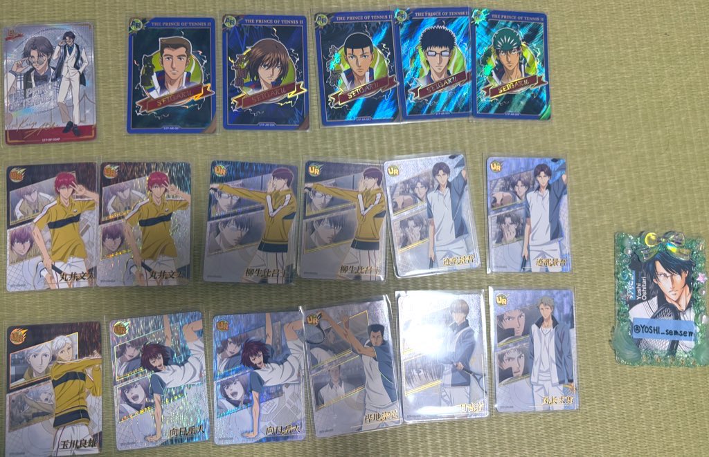 YOSHI_semsem's tweet image. テニプリ
【交換】【譲渡】
新テニスの王子様
卡游 KAYOU  シャイニングモーメントコレクションカード  

譲　画像

求　同種忍足侑士＞ 異種忍足侑士
　UR又はSR優先で集めてます

R TR SR 50円　SSR 100円
　UR 200円　+ 送料

異種なんでも検討します💕郵送のみ
検索よりお気軽にお声掛けください🫶