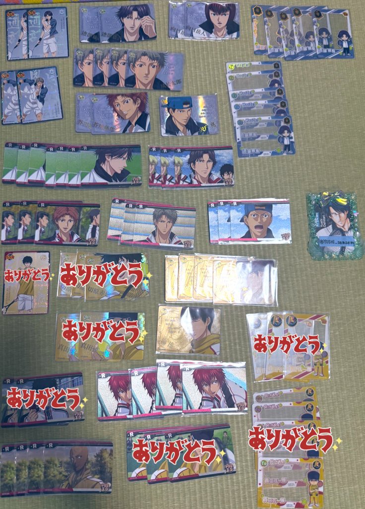 YOSHI_semsem's tweet image. テニプリ
【交換】【譲渡】
新テニスの王子様
卡游 KAYOU  シャイニングモーメントコレクションカード  

譲　画像

求　同種忍足侑士＞ 異種忍足侑士
　UR又はSR優先で集めてます

R TR SR 50円　SSR 100円
　UR 200円　+ 送料

異種なんでも検討します💕郵送のみ
検索よりお気軽にお声掛けください🫶