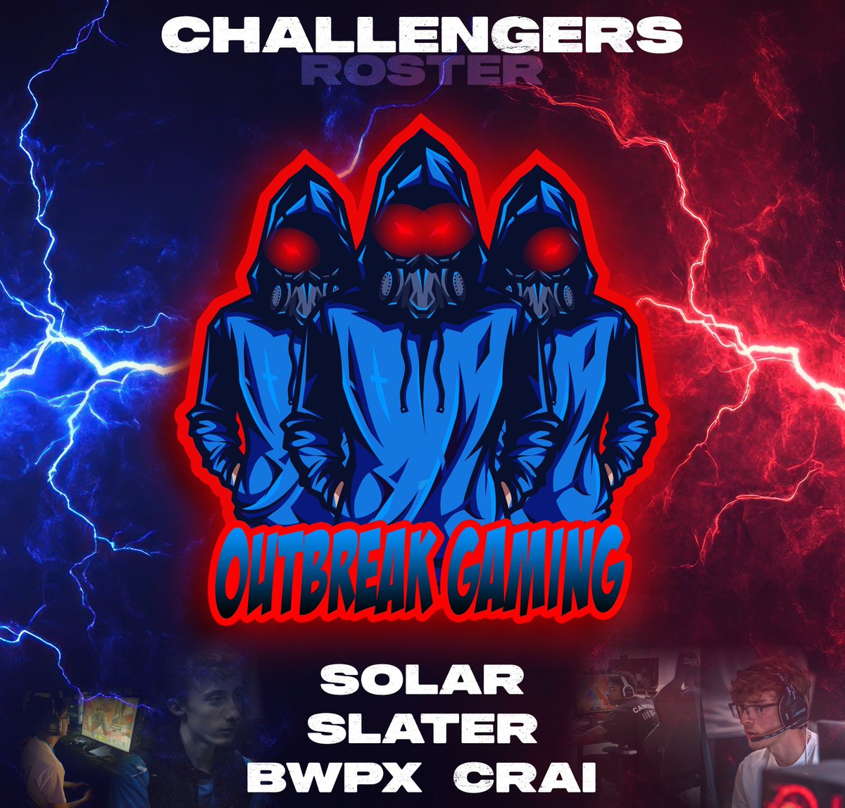 OutB_Gaming's tweet image. 🚨 OutBreak Challengers — 2025 Roster Reveal 🚨

It’s official.
The grind starts now.
Introducing the OutBreak Challengers lineup for the 2025 season:

@Sxluhr 
@slaterCoD 
@BwpxCOD 
@tooCrai 

Four players. One mission.
This squad is hungry, locked in, and ready to make some…