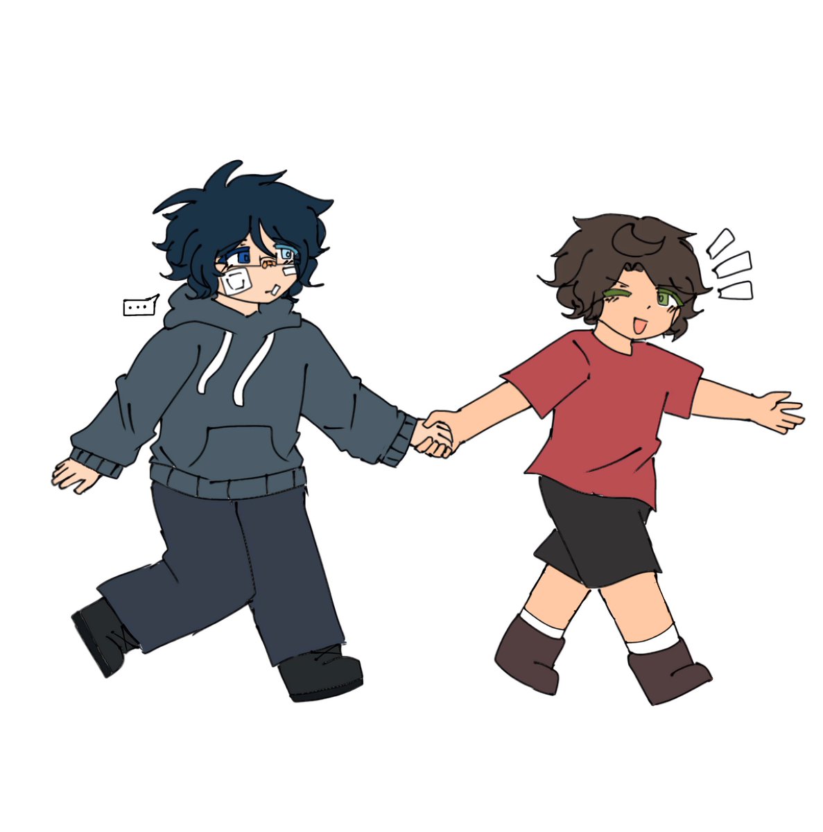 ojimairl_2's tweet image. Pinklings babies that made me go trough 15 stages of grief all at once while drawing them

#tetrotwt #tetropink #hirojima #hasemura