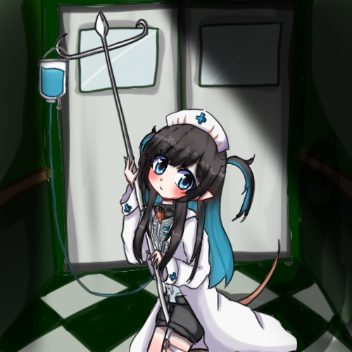 a lonely nurse in a lonely asylum