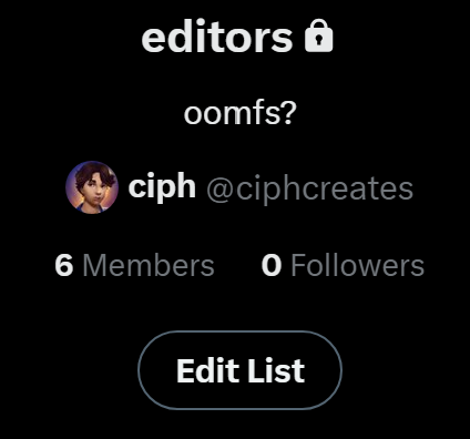 ciphcreates's tweet image. Does anyone wanna be added to this? Who am I missing