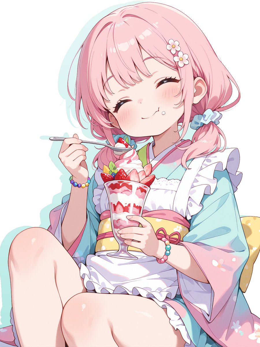 POPrator_AI's tweet image. 和カフェ店員

「つまみぐいっ💕」