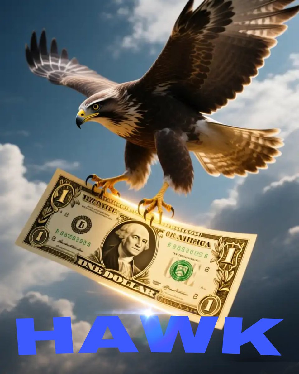 $HAWK 的自由之战是一场持久战，一方面“全球社区驱动”是胜利之本，另一方面明确“打散筹码”的战术原则，最终实现“全球1亿人持有HAWK”。
$Hawk #Hawk 🦅🛫🚀🔥