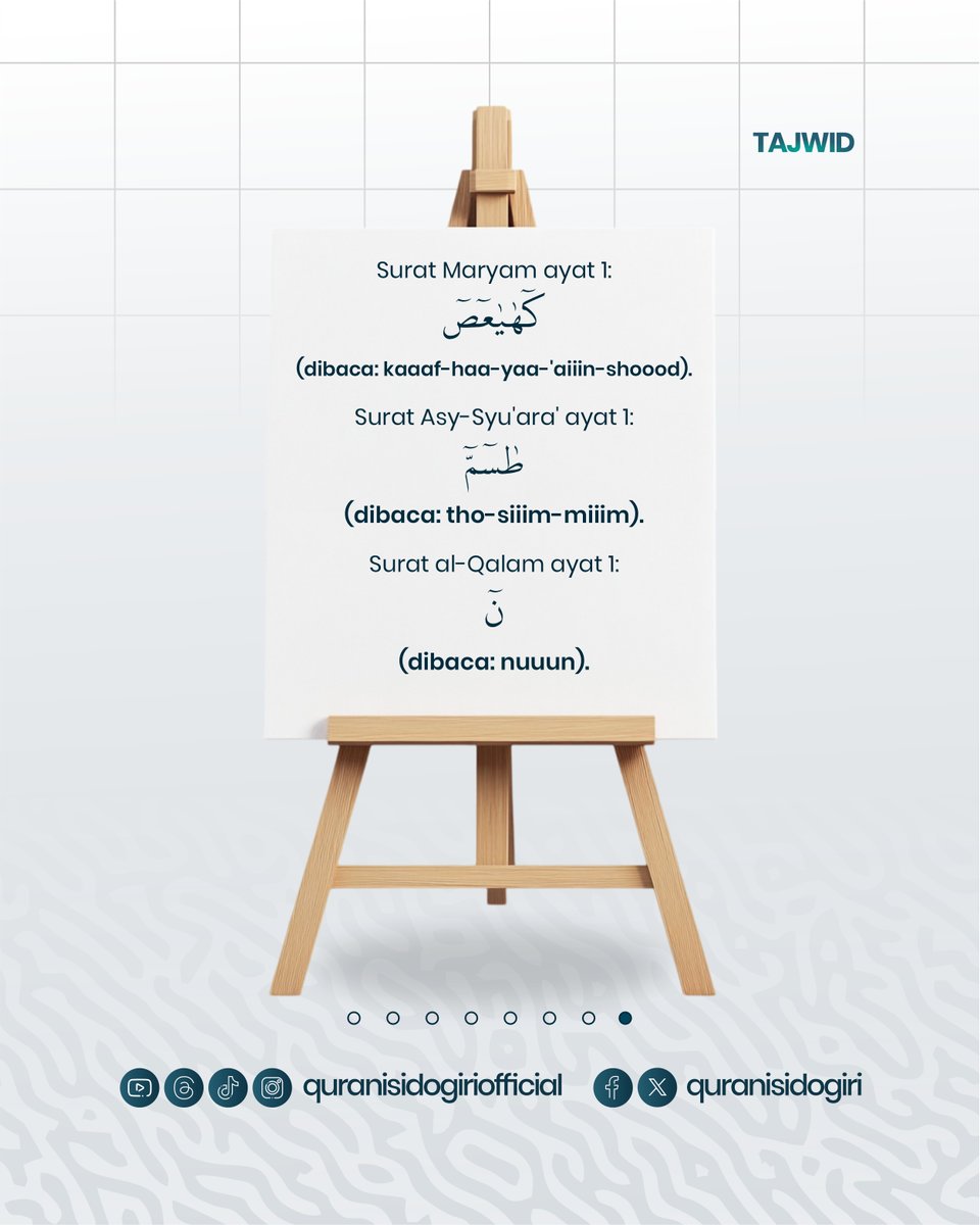 quranisidogiri's tweet photo. Yuk lanjutkan perjalanan Qurani bersama kami!
#Tajwid #QuraniSidogiri #MetodeQuraniSidogiri #BelajarQuran #MadLazimHarfi #Sidogiri https://t.co/4z6xC7u2ww