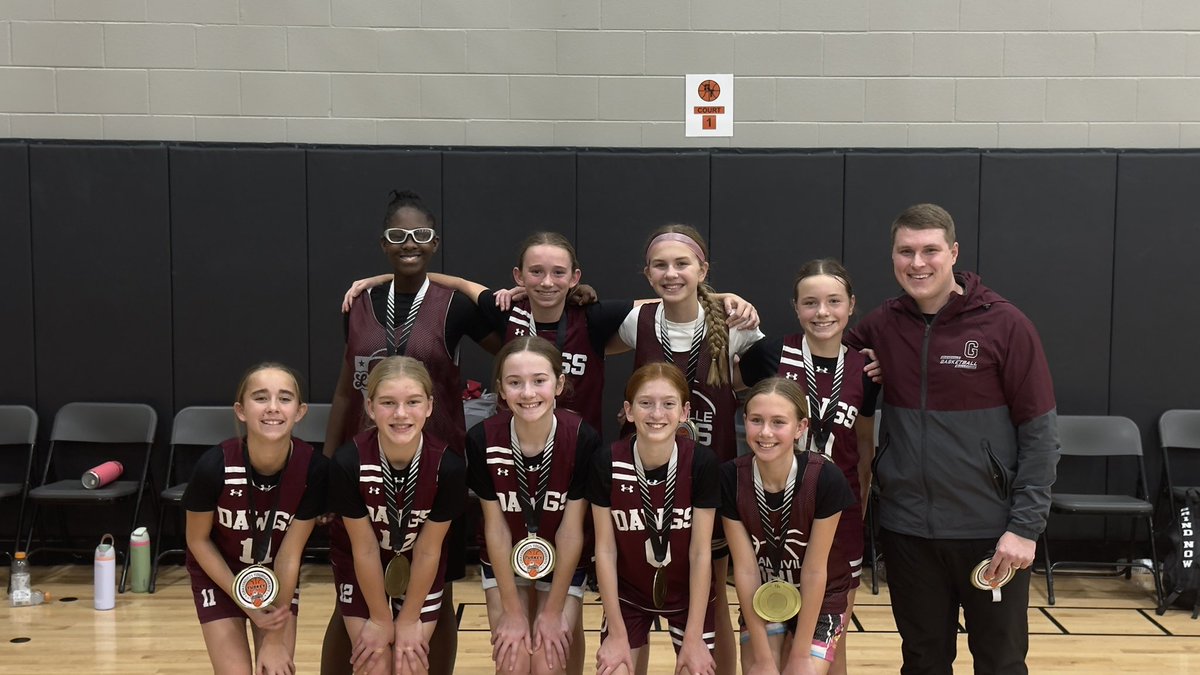 Congrats to my Grandville middle school team. We won first place at the Grassroots Turkey classic!
