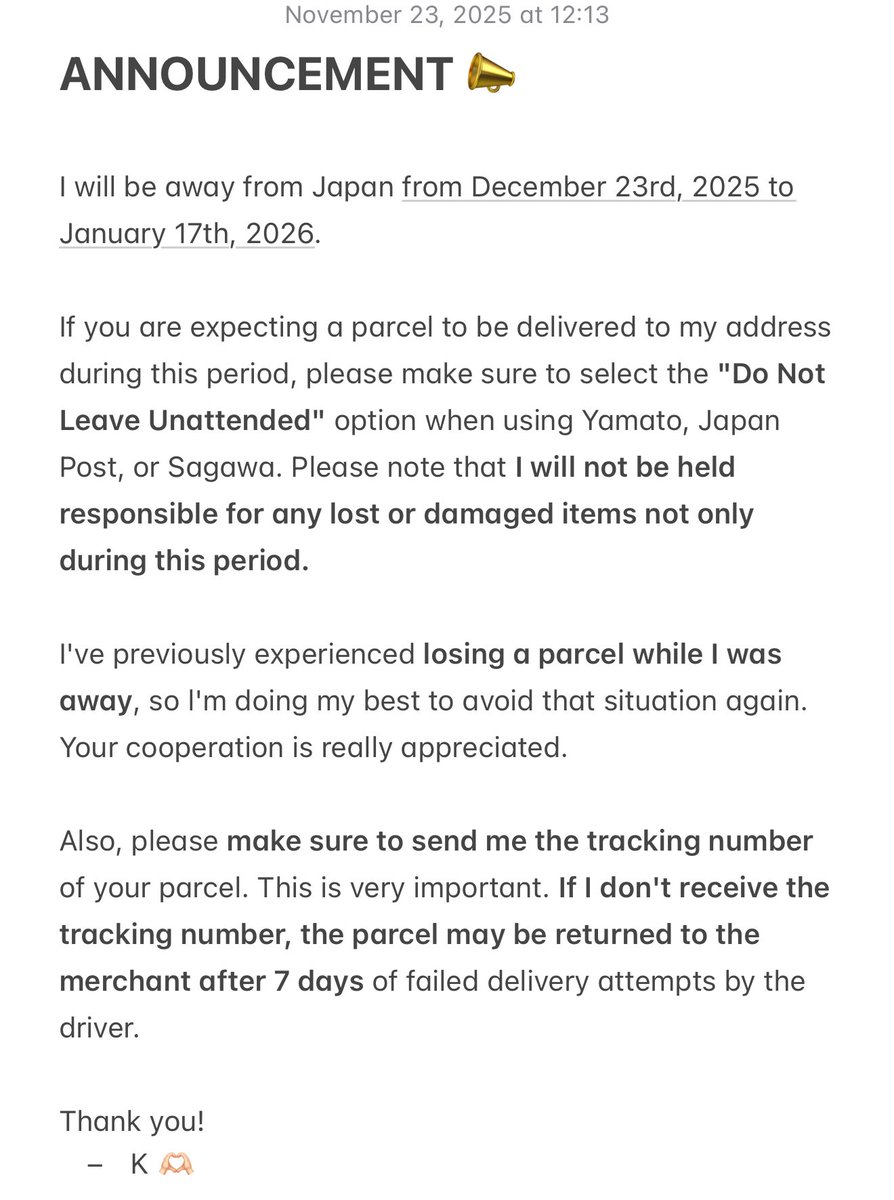 Saki’s — Japan Address Rental tweet media