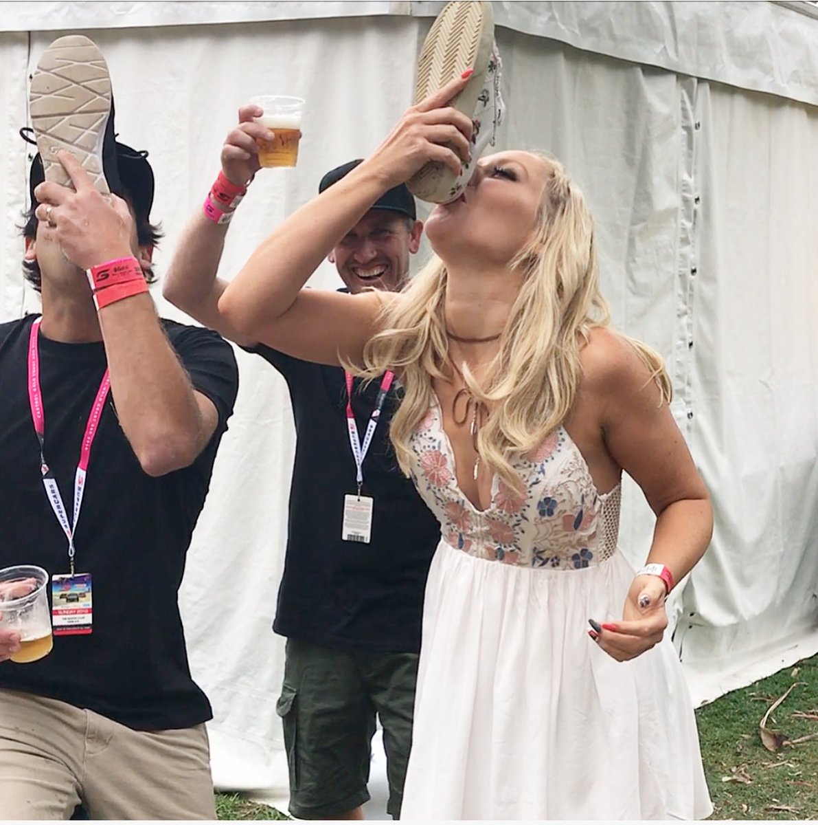 DesiKing_'s tweet image. Should they drink from their shoes?