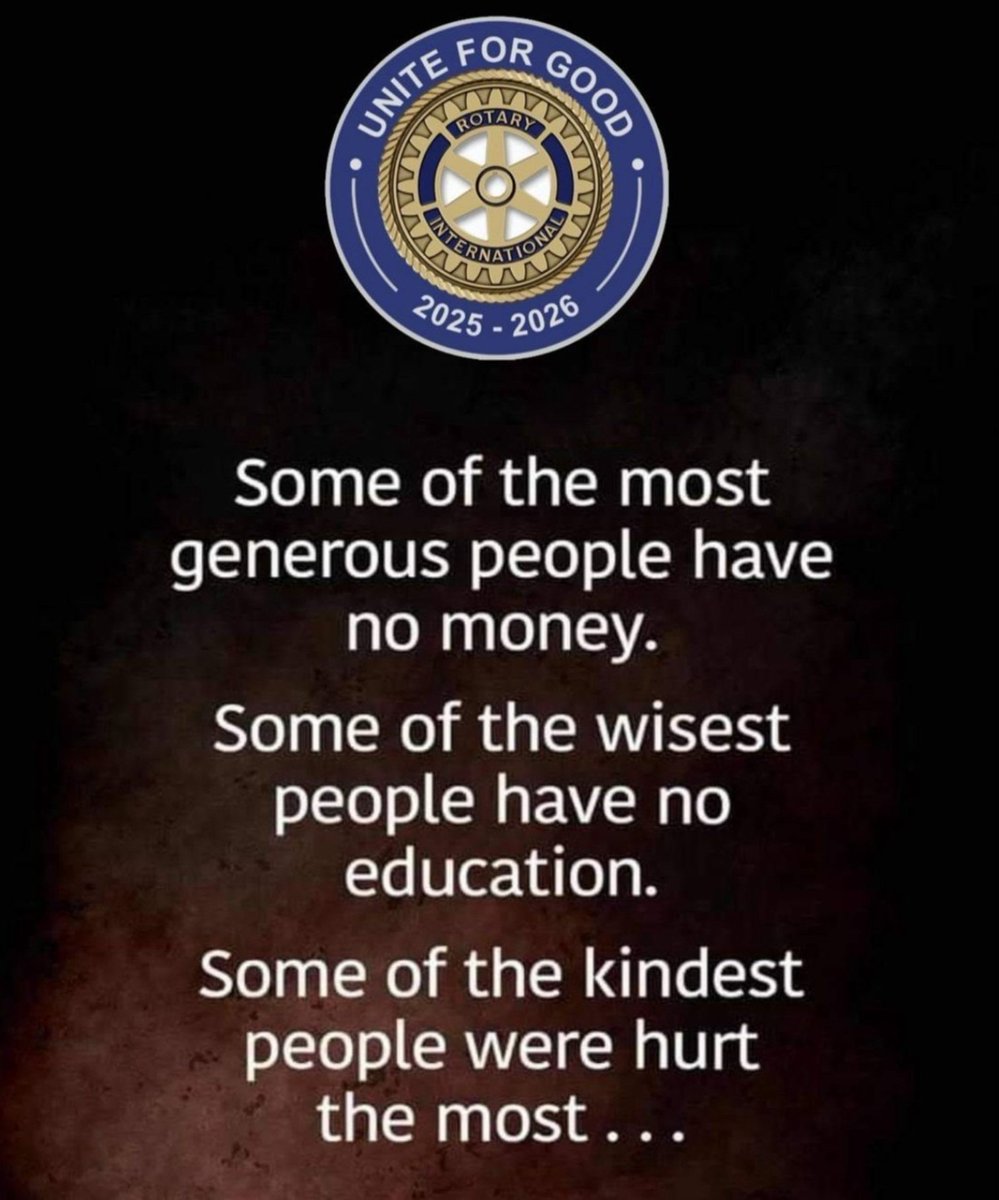 rtn_sandeep's tweet image. Philanthropy is not measured by the size of the gift, but by the depth of the heart that gives it.

 It is the quiet force that unites communities, uplifts lives, and builds a better world for all.

At Rotary, philanthropy is more than generosity, it is shared purpose in action