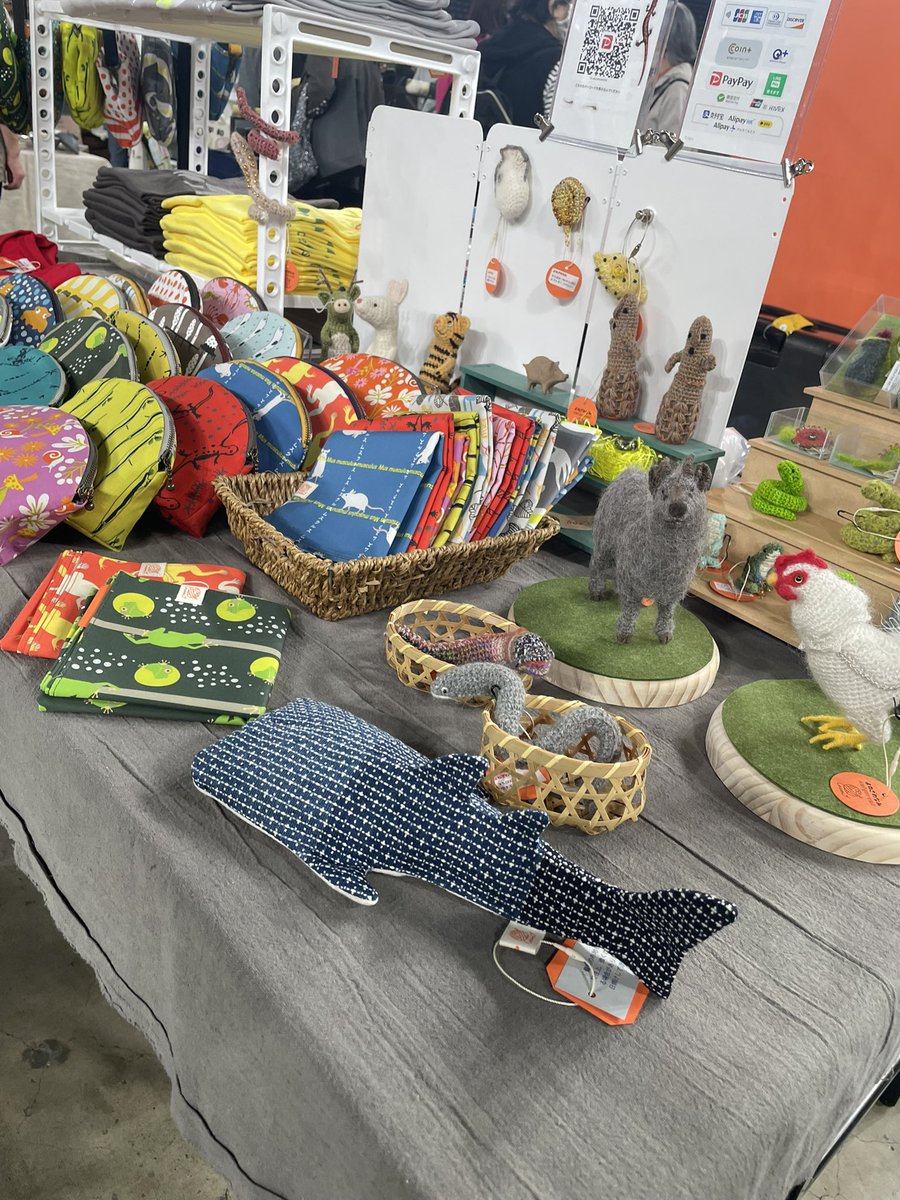 サッポロモノヴィレッジが始まりました。
https://sdome-event.

遊びに来てね

#あみぐるみ 
#あみぐるみ
#amigurumi
#crochet
#オリジナルテキスタイル
#オリジナルファブリック
#テキスタイル
#サッポロモノヴィレ