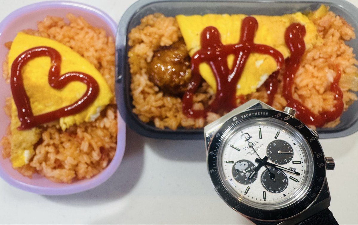 OMEGAswatch9's tweet image. (朝の分の投稿)
子ども達にお弁当作って、図書館に送り出しました。
閉館まで勉強してくるとのこと。

お迎えまで自由時間です！

#TIMEX
#Snoopy