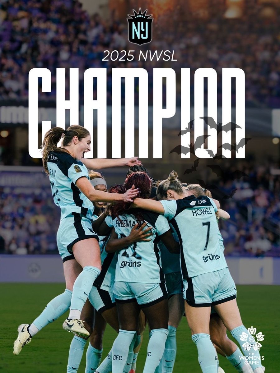 UNDERDOGS THEIR A** - GOTHAM WIN IT ALL WITH 80th MINUTE HEROICS FROM THE ONE AND ONLY ROSE LAVELLE… for the team and the fans that never lost faith, from the 8th seed to the Final… a trophy that means everything. NY/NJ GOTHAM ARE YOUR 2025 NWSL CHAMPIONS! 🏆🦇 

📷: <a href="/GothamFC/">Gotham FC - x</a>