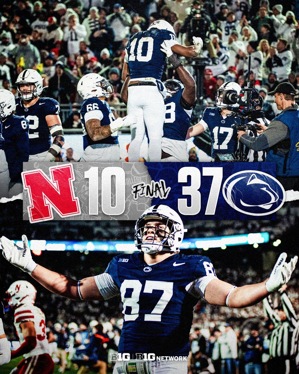 Another B1G win for <a href="/PennStateFball/">Penn State Football</a> 🙌