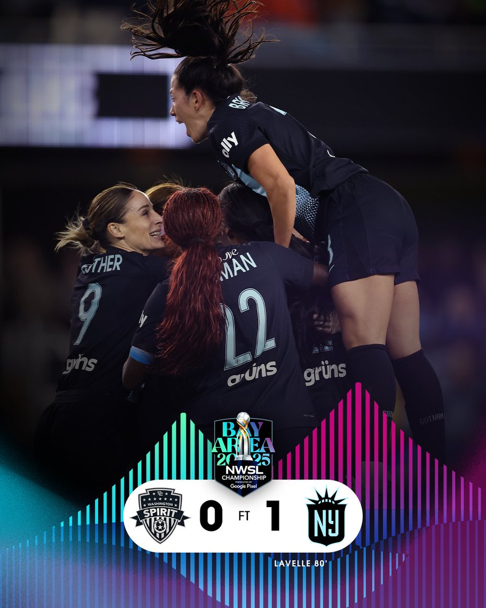 EMPIRE STATE IN EVERY MIND 🗽

Gotham FC menjadi juara NWSL tahun ini setelah menang tipis lewat gol tunggal dari Rose Lavelle.

Ini menjadi gelar liga kedua yang mereka dapat, dan mereka mendapatkannya hanya dalam tiga tahun terakhir.