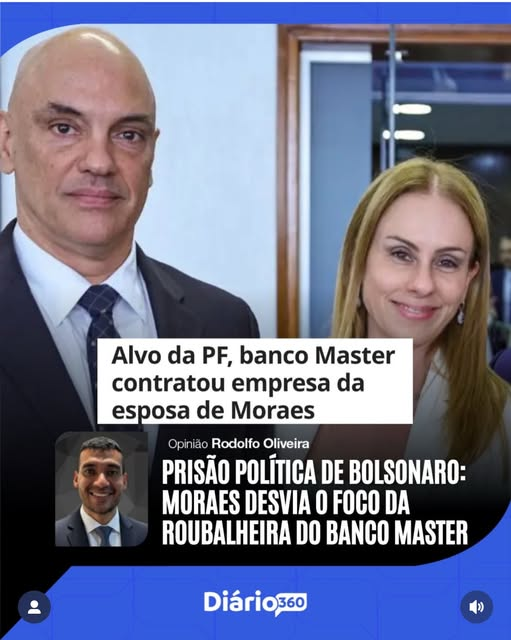 zfabrogmailcom's tweet photo. Prisão do Presidente Bolsonaro desvia o FOCO do BANCO MASTER. https://t.co/8eEiEzjTdr