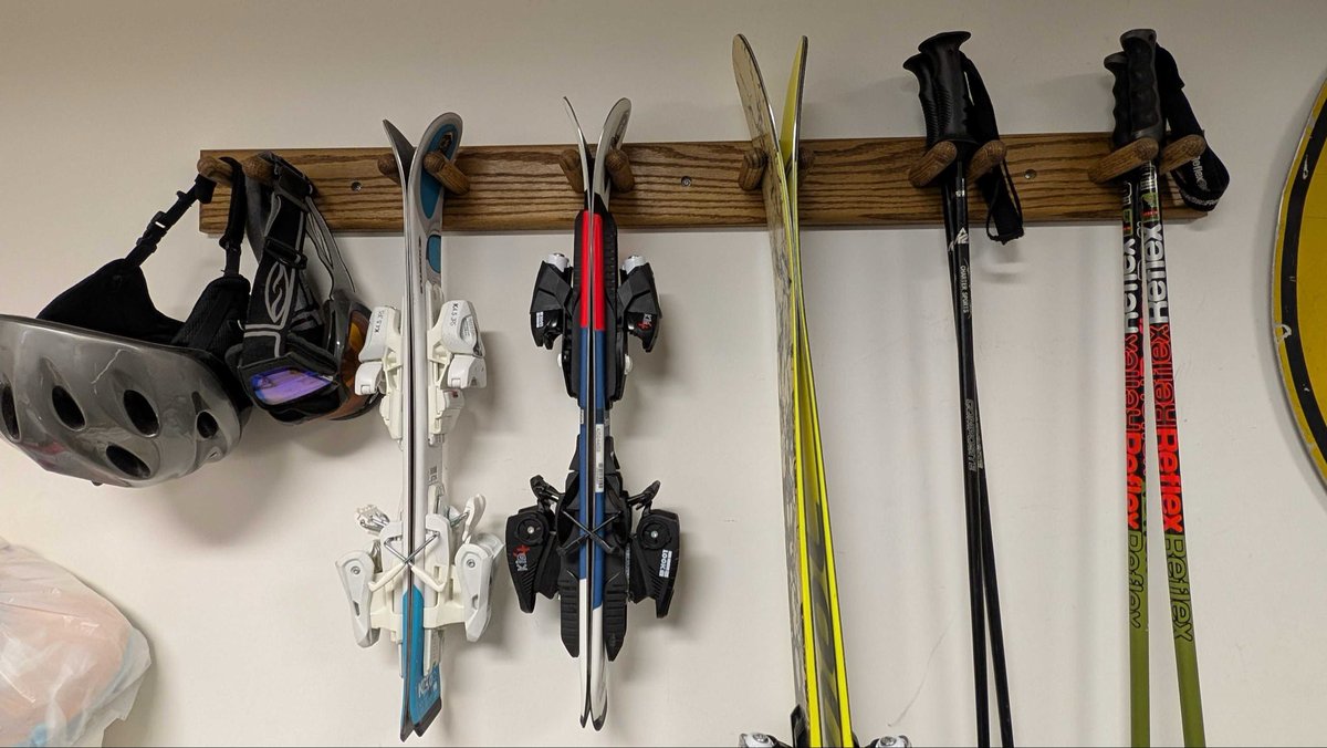 This was a pinch-me moment for my husband. Our twins will get on skis this season.