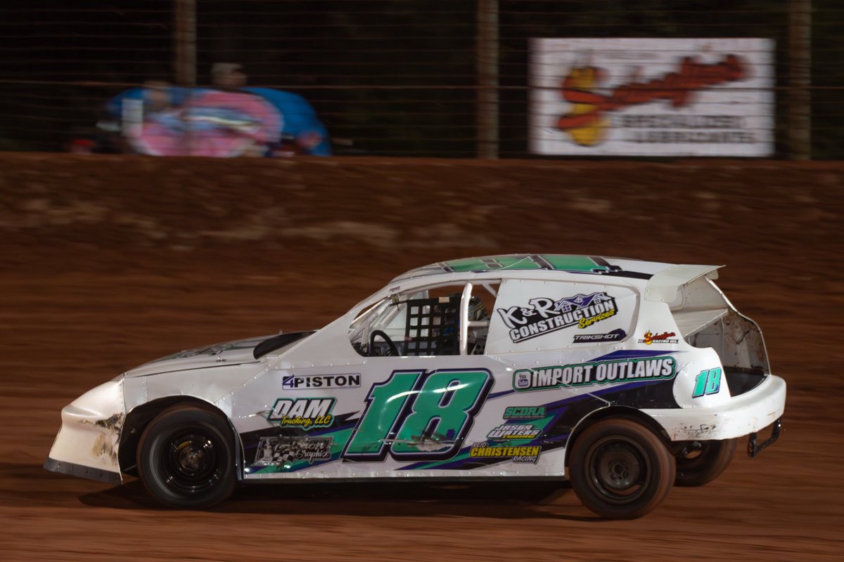 SCDRARacing's tweet photo. Reid Christensen leads every lap and does what he needs to do to win his 2nd SCDRA presented by @SchaefferOil Championship in as many years. https://t.co/CH7BFBHDNM
