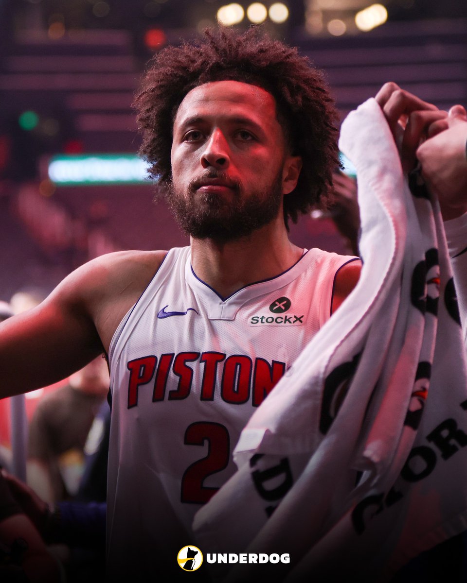 UnderdogNBA's tweet image. Cade Cunningham during Pistons’ 12-game win streak:

30.6 PPG
10.9 APG
5.7 RPG
1.9 SPG

Detroit hasn’t lost since October 27.