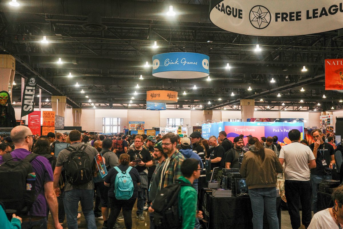 TheLibraryGamer's tweet image. PAX Unplugged