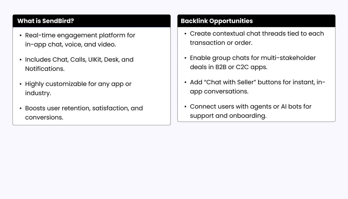 Nimblechapps's tweet image. 🚀 Boost User Interaction with SendBird

Real-time chat, voice &amp;amp; video for seamless in-app engagement.

💬 Smarter chats | ⚡ Faster sales | 🔒 Verified users

Boost retention, trust &amp;amp; conversions — all in one integration.

#SendBird #AppDevelopment #Nimblechapps #AppEngagement