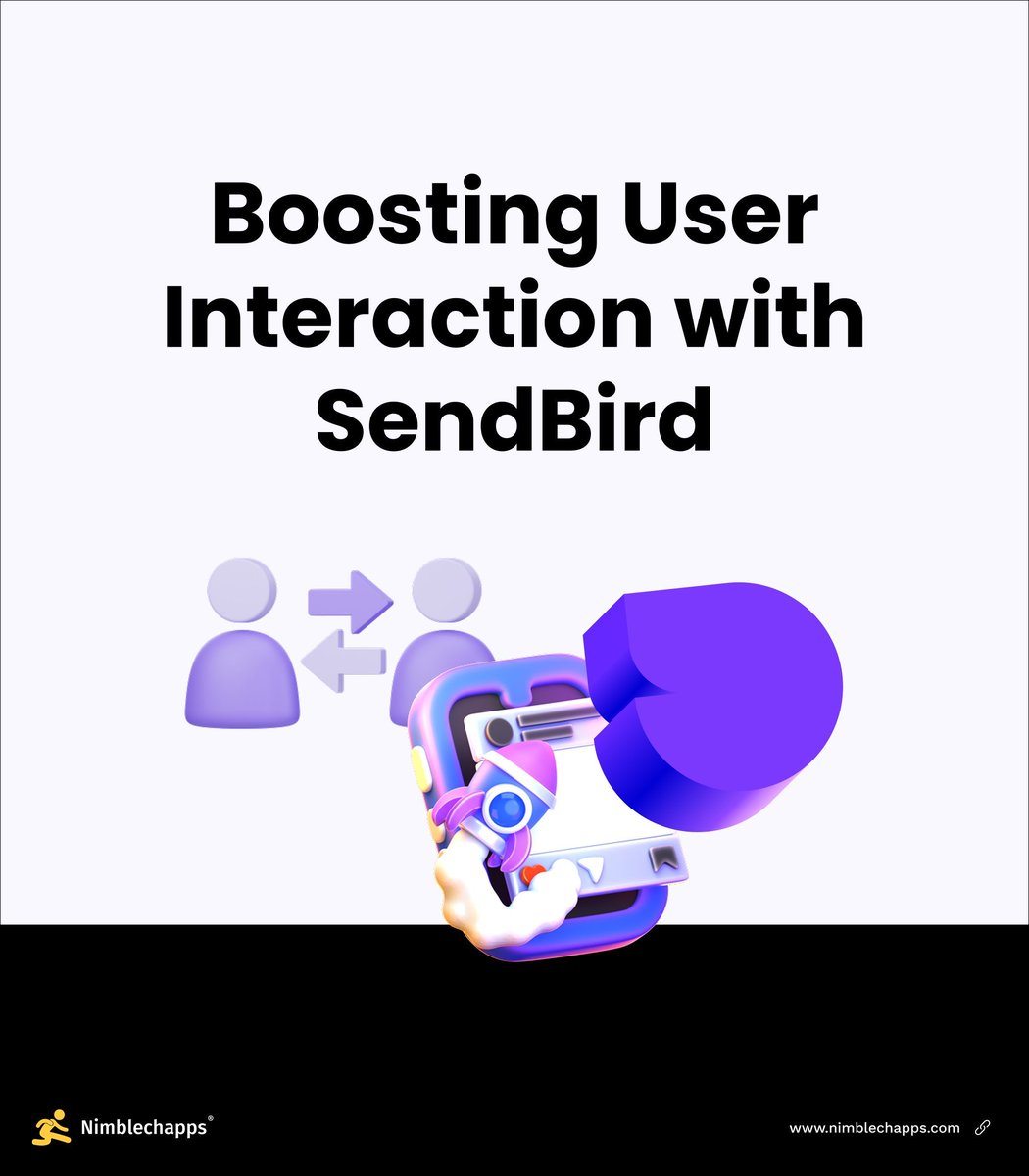 Nimblechapps's tweet image. 🚀 Boost User Interaction with SendBird

Real-time chat, voice &amp;amp; video for seamless in-app engagement.

💬 Smarter chats | ⚡ Faster sales | 🔒 Verified users

Boost retention, trust &amp;amp; conversions — all in one integration.

#SendBird #AppDevelopment #Nimblechapps #AppEngagement
