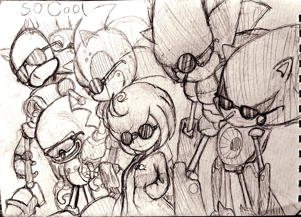 Mw0O7's tweet image. So cool…
#SonicTheHedgehog 
#SageRobotnik 
#MetalSonic 
#ソニかつ