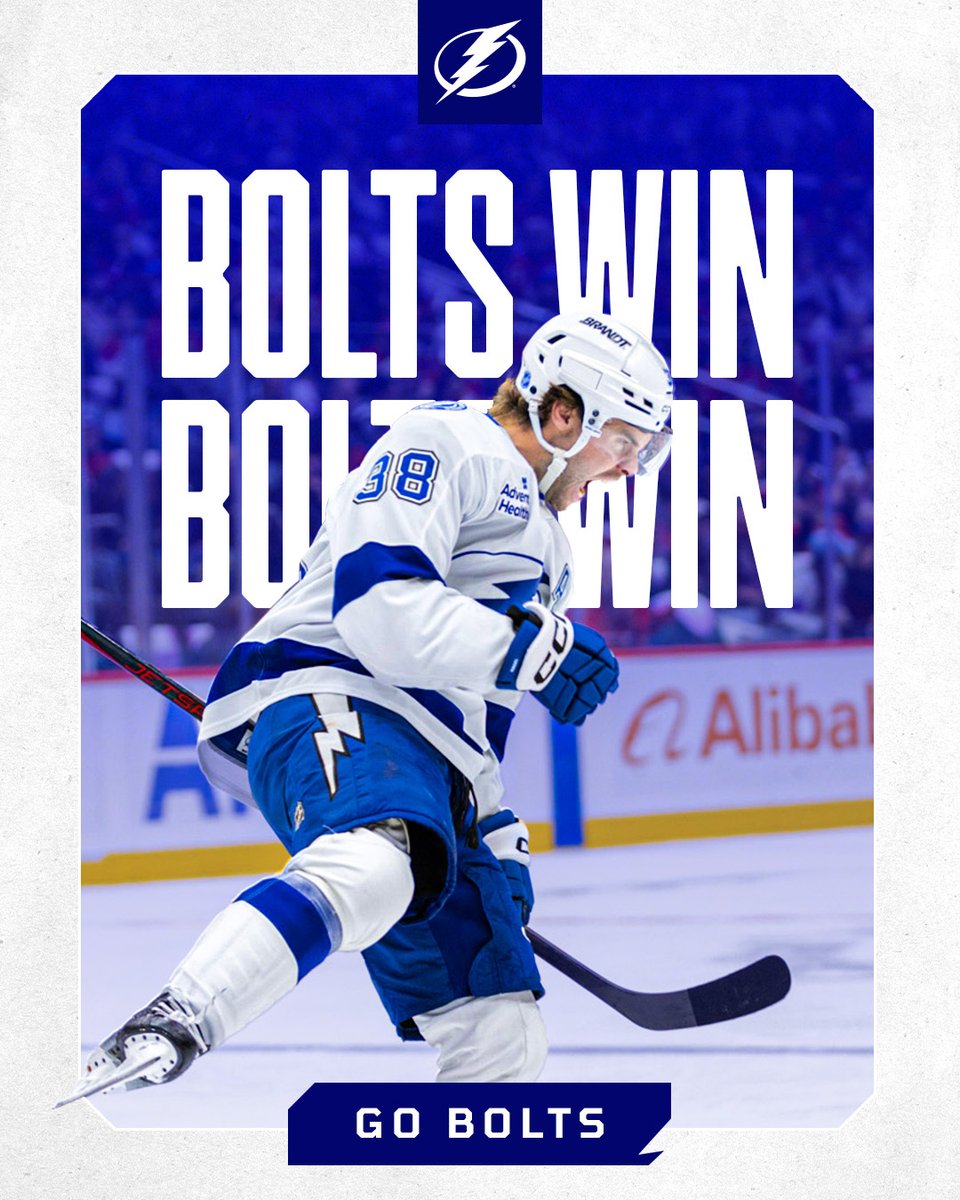 gregorychilders's tweet image. LET&apos;S GO BOLTS!

#LetsGoBolts #BeTheThunder #TampaBayLightning #ChampaBay
