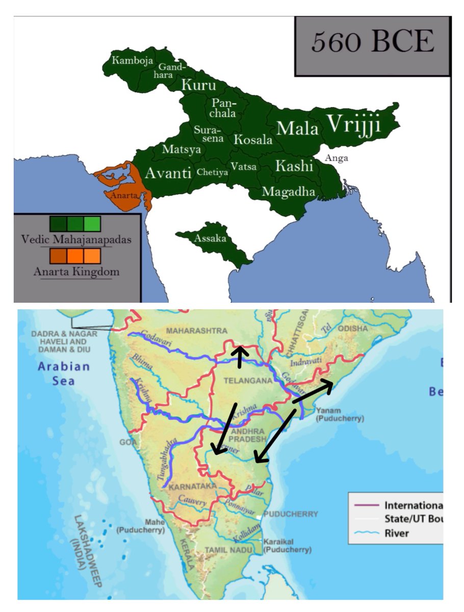 RavenStark17's tweet image. &quot;Telangana is infact the OG Telugu Land&quot; 

As per Puranas, Vedas and Mythological origins of Telugu race. The OG Telugu land is the region between Godavari and Krishna - &quot;Krishna Godavari Madhya Desha&quot;. 

From there Telugus spread and achieved what it is today.