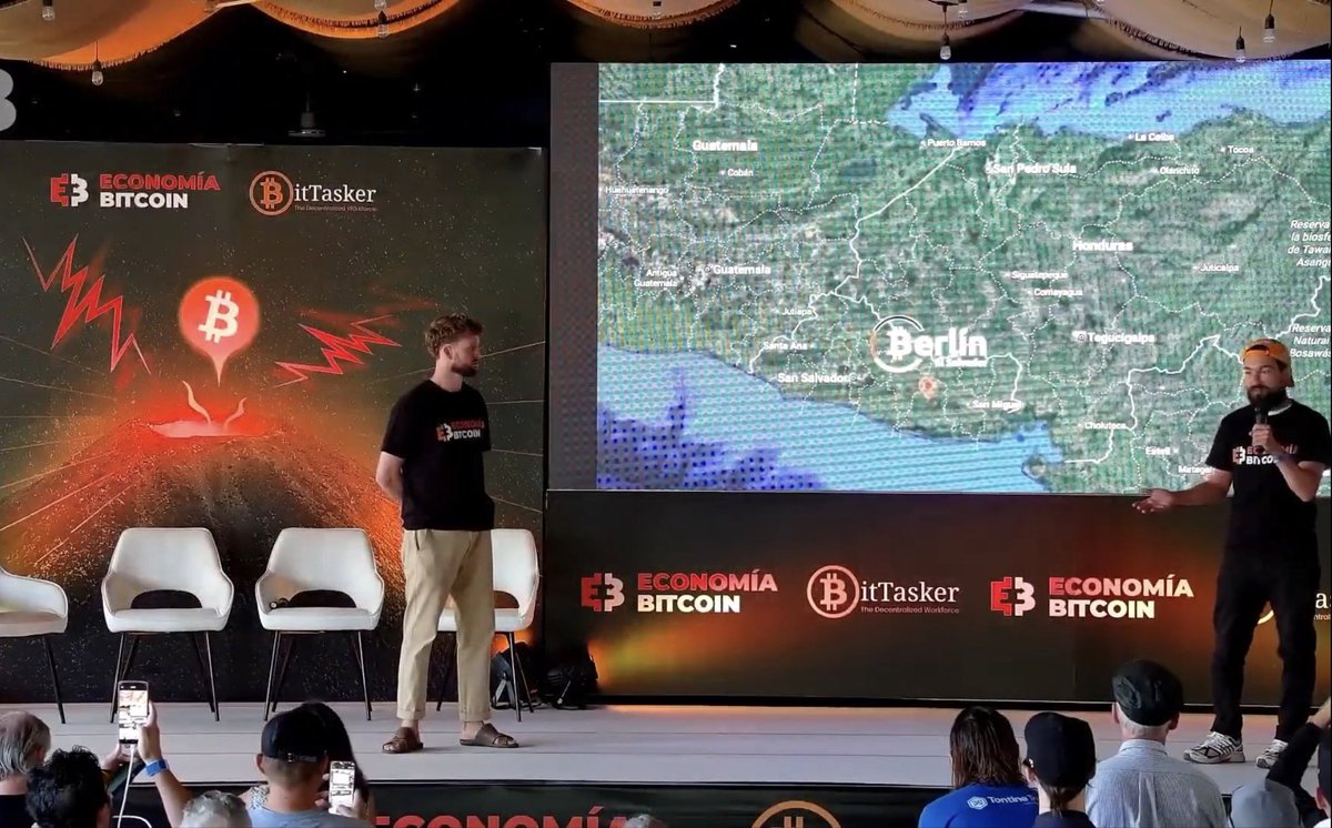 JethroToro's tweet image. Day 1 of @EconomiaBtc 2025 was a special experience in @BitcoinBerlinSV 

The energy here among the volcanoes is off the charts with so many likeminded Bitcoin builders 🤝🌋☕️

Here was the livestream from Day 1:

youtube.com/live/RjvjuFbhr…

See you all again tomorrow for Day 2 🇸🇻🚀