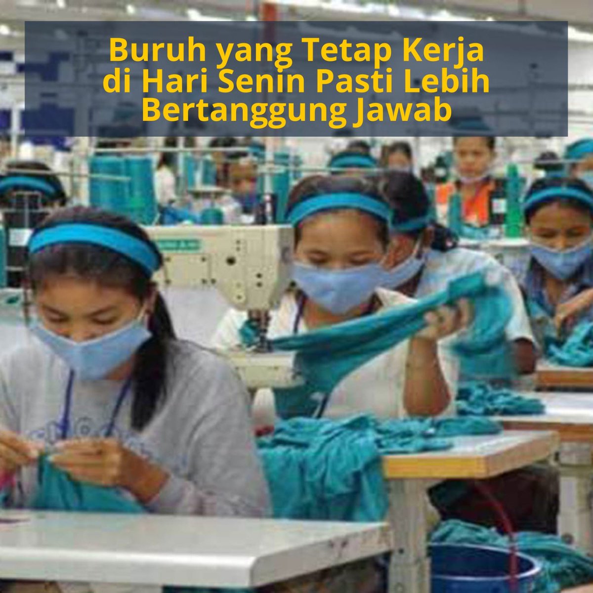Pemerintah mendukung buruh yang fokus bekerja dan menjaga produktivitas. Itu pondasi ekonomi.