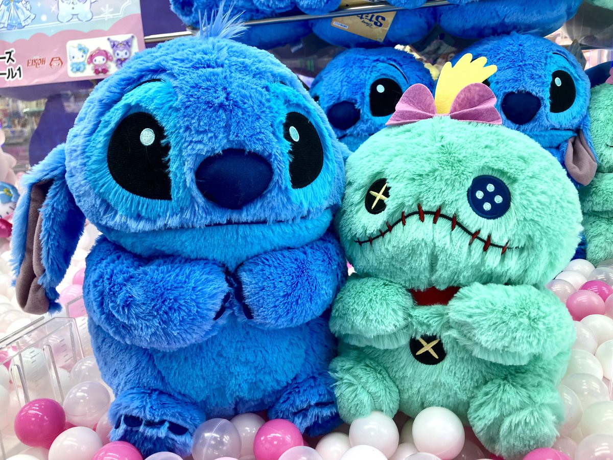 ⭐️景品入荷情報⭐️】 「ディズニー スティッチ ぽってりおすわり 超