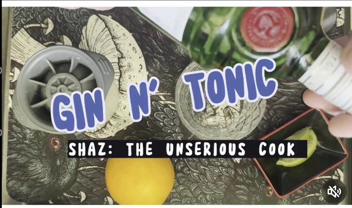 food3ies's tweet photo. New episode alert! Shaz was inspired by a friend so decided to whip up a Gin & Tonic.
We were going to fire him but considering we donโt pay him weโve just demoted him to intern (he thinks itโs a promotion) ๐น ๐คซ
#food3 https://t.co/XrUiPLph52